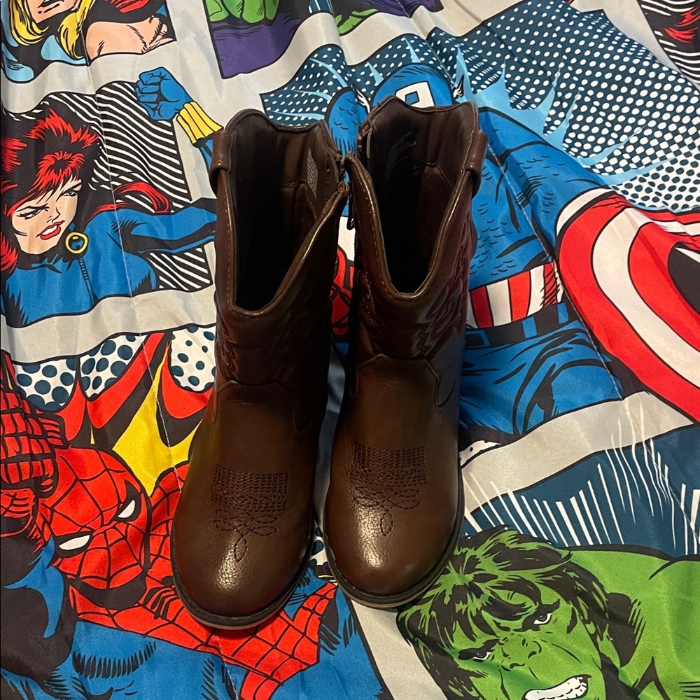 Cat & Jack Brown Kids Boots
